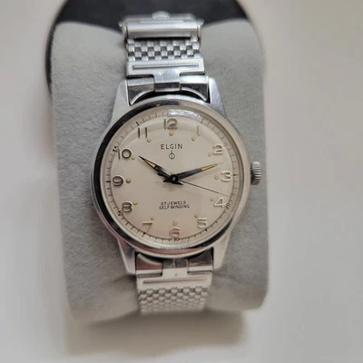 Elgin 27 Jewel Thin-Thin "C" Selfwinding Wristwatch 761 Movement - Image 1 of 4