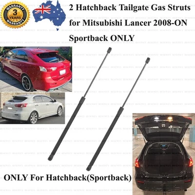 2 Sportback Tailgate Boot Gas Struts for Mitsubishi Lancer CJ CF 2007-2019 Hatch - image 1 of 4