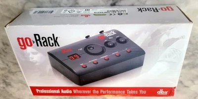 DBX go-Rack Audio Processor EQ Sub-Synth Compressor Anti-Feedback Suppresor - Image 1 of 4
