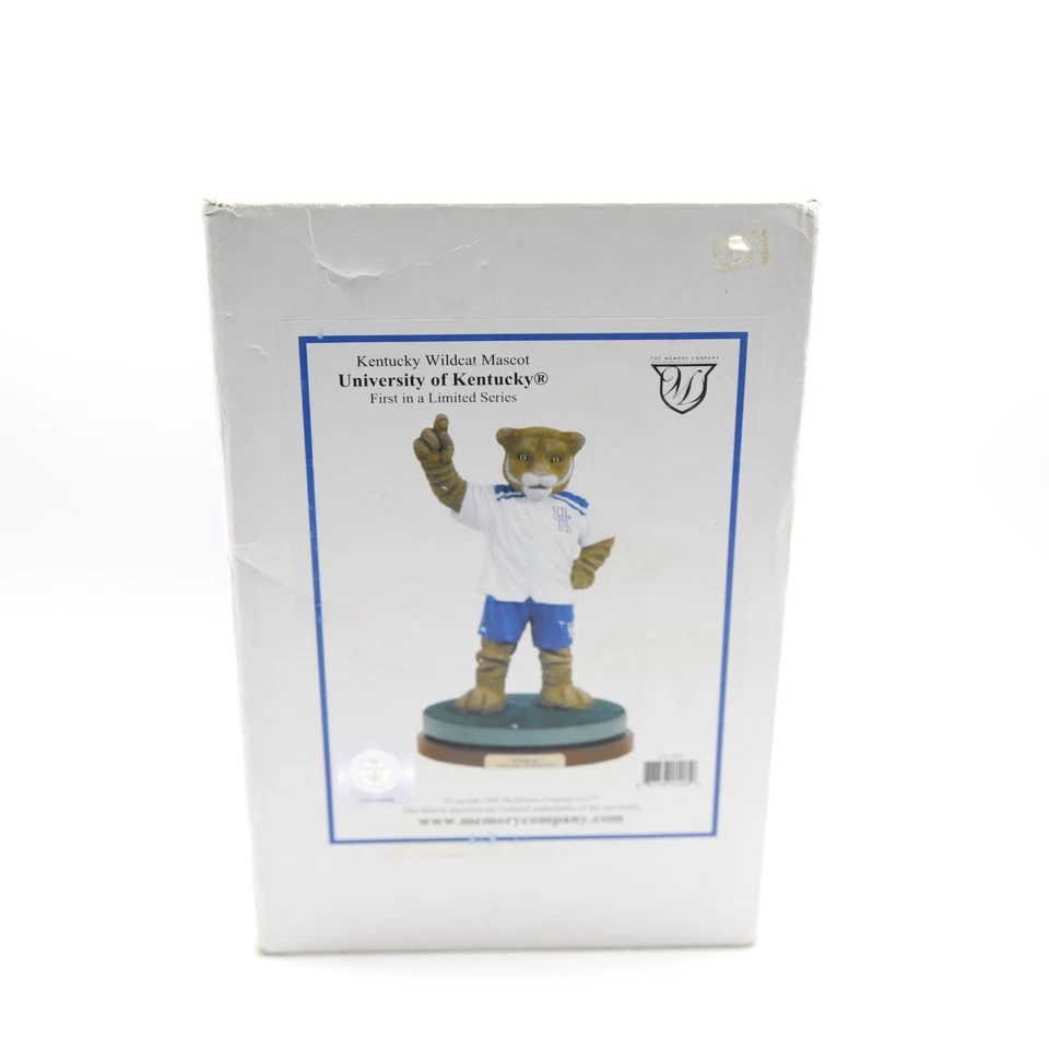 Reino Unido Kentucky Wildcats Mascote Primeira Edição Limitada Série Memory Company Raro - Imagem 1 de 4
