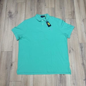 NWT Ralph Lauren Polo Classics Mens S/S Shirt Teal Green w Pony, Sz XXL 2XL NEW - Picture 1 of 5