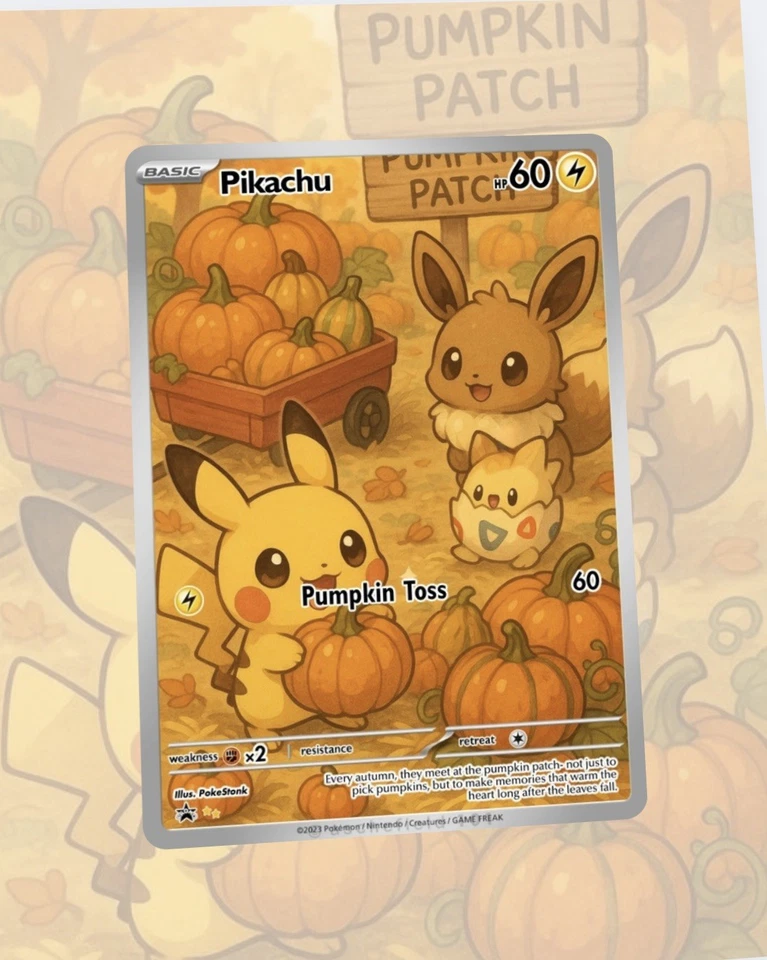 Custom Fan Art Pokemon Card Pikachu - Image 1 of 1