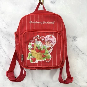 Vintage Strawberry Shortcake 2003 Mini Rucksack Y2K 2000er rot Nostalgie Kern - Bild 1 von 21
