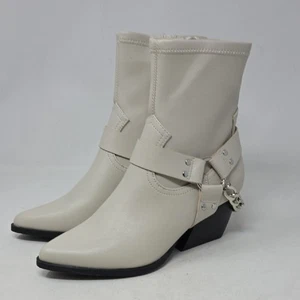 Dolce Vita Keeler Estilo Occidental Elegantes Botines Crema Talla 6.5 - Imagen 1 de 6