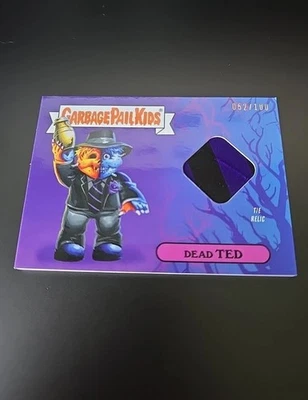 2024 GARBAGE PAIL KIDS DRESSED TO GROTESQUE DEAD TED TIE RELIC /100 GPK CARD - Image 1 of 2