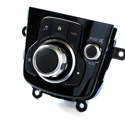 Black Center Console Control Switch w/ Retainer Clip For Mazda 3 2014-2015 - Изображение 1 из 4