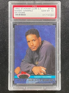 1992 Stadium Club SE Skydome Manny Ramirez RC PSA 10 Cleveland Indians - Picture 1 of 1