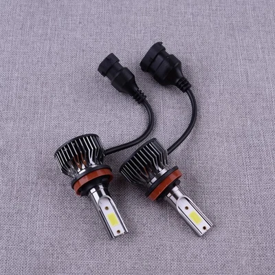 2Pcs 6000K H11 LED High Low Beam Headlight Bulbs Fit For Car Truck Van SUV ab - Image 1 of 4