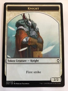 MTG Commander Anthology Volume II Knight Token 004/019 NM - Picture 1 of 2