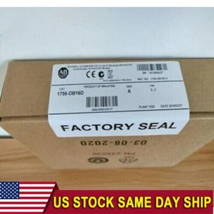 1 PCS New Factory Sealed AB 1756-OB16D /A ControlLogix 9-30V DC Output Module US - Picture 1 of 4