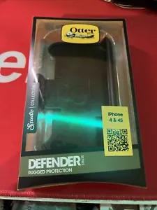 OtterBox for Apple iPhone 4/4S Defender Series Case & Clip - Black New & Unused! - Picture 1 of 2
