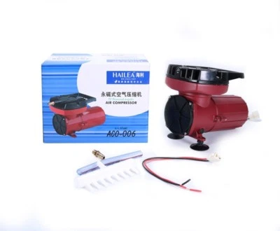 Hailea ACO-006 Transportbelüfter 12V PKW Kolbenkompressor Luftpumpe 100 L/min