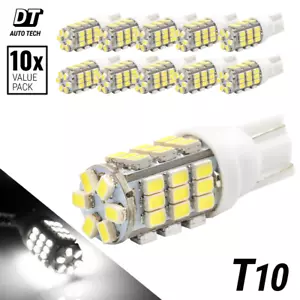 10X T10 168 6000K Xenon White 42 LED Backup Reverse Lights Bulbs - Bild 1 von 8