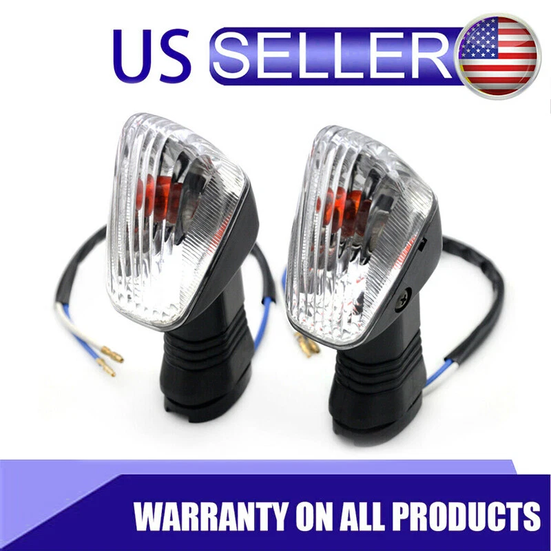 Par de luces indicadoras de señal de giro delanteras para KAWASAKI NINJA ZX-6R ZX-10R ZX-10RR Foto 1 de 4