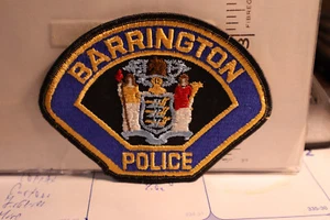police patch   BARRINGTON POLICE NEW JERSEY - Picture 1 of 1