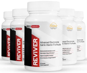 5 Pack Reviver, restore endurance and energy-60 Capsules x5 - Picture 1 of 3