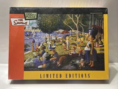 The Simpsons Sunday Afternoon 1000 pc Limited Edition Jigsaw Puzzle (new/sealed) - Image 1 of 3