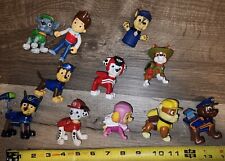 Lot Of (11) Nickelodeon Paw Patrol Action Figures Rubble Chase Marshall Toys