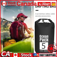 Waterproof Dry Bag Pack Sack Swimming Kayaking River Trekking (5L Black) CA