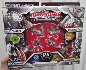 Paquete de 4 figuras de sombras Monsuno Combat Jakks Pacific 2012 Charger Series 3 - Imagen 1 de 2