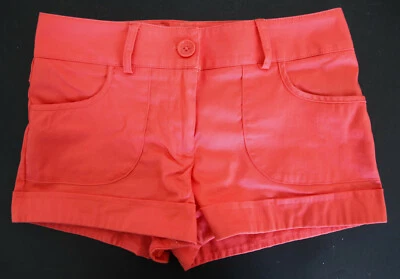 FOREVER 21 Mujer Rosa/Rojizo Informal Mini/Micro Pantalones Cortos Talla XS/TP Foto 1 de 4