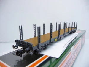 HAG H0 386 Flachwagen mit Rungen der SBB 471 9 070-8 Sps grau mit AC Radsätzen - Picture 1 of 8