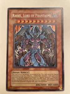 Yu-Gi-Oh Raviel, Lord of Phantasms 2006 Collector Tin CT03-EN003 LE NEAR MINT NM - Picture 1 of 2