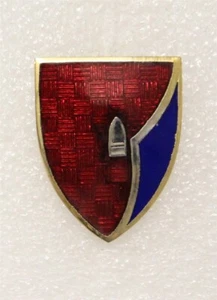 U.S. Army DI Pin: 14th Antiaircraft Artillery Battalion - p/b, Meyer 9M - Bild 1 von 2