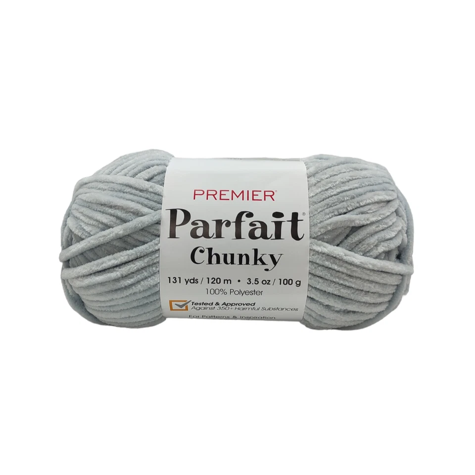 Premier Yarns Parfait Chunky Yarn Pale Gray 847652096926