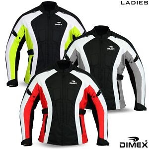 Women Motorcycle Cordura Textile Jacket Waterproof Ladies Motorbike Armours