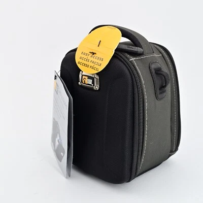 Case Logic QPB-4 Quick-Draw Camcorder Camera Case – Compact Pouch with Tags - Image 1 of 4