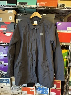 Chaqueta Vans Mujer L Off The Wall Thanks Coach Manga Larga Forrada Botón Cremallera Foto 1 de 4