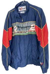 Chase Rusty Wallace #2 Miller Lite Nascar Racing Full Zip Jacket Men’s Size L - Picture 1 of 24