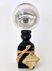 Vintage Stil Halloween Kristall Kugel Auge I am Watching You Dark Academia Dekor - Bild 1 von 4