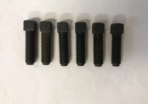 Lot de 6 vis TRIPAN - Tête carrée 13 x 13 - Filetage M12 - NEUVES - Picture 1 of 2