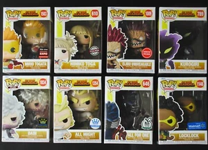 (8) NEW Funko Pop My Hero Academia Lot - Dabi, Himiko, All Might, Mirio Locklock - Picture 1 of 13