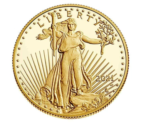 2021 W 1/4 OUNCE GOLD $10 PROOF COIN Type 2 - IN ORIG GOV PACKAGING Cover