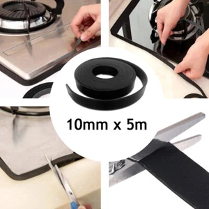 UNIVERSAL Backofen Kochfeld Dichtstreifen Schaumband selbstklebend Kochplattendichtung 10mm x 5m - Bild 1 von 6
