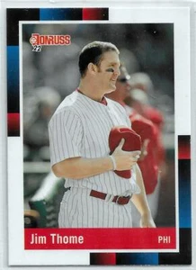 Variación de imagen Donruss 2022 SP Jim Thome #256 - Imagen 1 de 1
