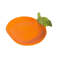 Ceramic Orange Plate