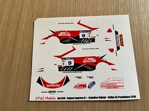 DECALCOMANIE CALCAMONIA 1:43 SUBARU IMPREZA N+ CEBALLOS-VALLEJO RALLYE POZOBL... - Foto 1 di 1