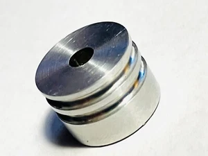 Diameter 15mm motor Pulley two belt grooves for Turntable Made of Aluminum Alloy - Afbeelding 1 van 2