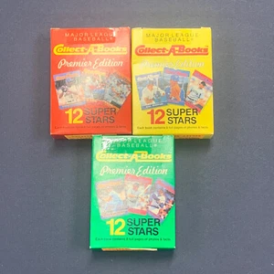 Collect A Books Baseball Super Stars Series 1 Box 1-2-3 Set NEW SEALED 36 Books - Picture 1 of 2
