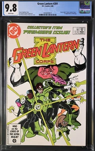 Green Lantern #201 [1986] CGC 9.8 1ª Aparición de Kilowog DC Comics FIRMADO - Imagen 1 de 4