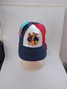 Winnie The Pooh Tigger Cap Hat Adjustable Red Blue Embroidered Youth Kid - Picture 1 of 6