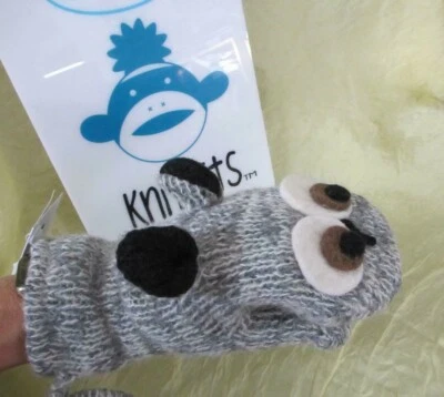 Gris BÚHO MITONES Tejido Hombre Mujer ADULTO Disfraz SOMBRERO VENDIDO POR SEPARADO delux NUEVO Foto 1 de 4