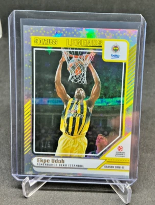 2024/25 Donruss Basketball Euroleague EKPE UDOH Yellow Stars 1/5 #188 - Image 1 of 2
