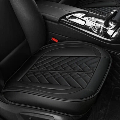 Car Seat Cover PU Leather Front Chair Cushion Protector Pad Interior Accessories - Image 1 of 4