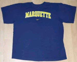 Nike T-Shirt Mens XL Blue Marquette Golden Eagles NCAA College Loose Fit - Picture 1 of 11