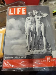 Vintage March 13, 1939 LIFE Magazine - WORLD'S FAIR: "AMERICAN BEAUTIES" - Picture 1 of 1